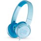 JBL R300儿童耳机 头戴式有线蓝牙学生低分贝学习耳机  蓝色图片