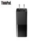 联想ThinkPad type-c（65W口红）便携电源手机平板笔记本适配器 黑色套装图片