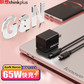 联想 thinkplus GaN USB-C 65W第三代氮化 Nano 迷你适配器 65W 黑图片