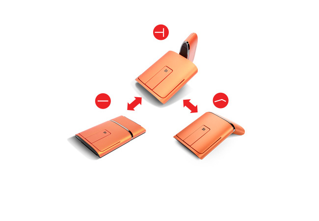 联想双模触控无线鼠标N700(橙)图片