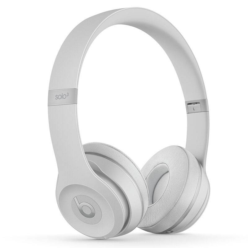 Beats Solo3 Wireless 头戴式 蓝牙无线耳机  哑光银图片