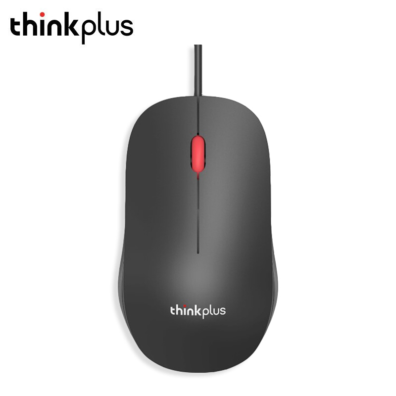 thinkplus 有线鼠标 M80 商务办公游戏通用鼠标