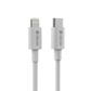 DEVIA极速系列全兼容A+C 20W快充充电器中规套装(Lightning)-白色图片