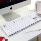 樱桃CHERRY MX8.0 G80-3880HYAEU-0 机械键盘有线键盘游戏键盘87键背光键盘白色樱桃黑轴图片