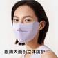 蕉下冰薄系列立体护眼角防晒口罩（云碳黑）图片