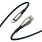 倍思 水滴灯 快充数据线 USB For Type-C 66W 1m 墨绿色图片