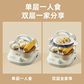 小熊（Bear）电蒸锅 蒸蛋器 蒸锅家用 电蒸笼 多功能早餐包子分体式带不锈钢蒸盘DZG-C60W9 6L图片