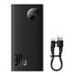 倍思 Adaman2 数显快充移动电源10000mAh 30W 黑色图片