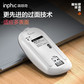 英菲克（INPHIC）M1PRO蓝牙5.0三模轻音无线鼠标带电量显示磨砂黑图片