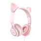 浩酷（HOCO）W36 猫耳朵带麦头戴式耳机粉色图片