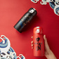 草莓生活中国风创意0774保温杯380ml中国红图片