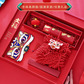 睿高（RAGAU）新年雪尼尔创意擦手巾锦鲤醒狮福字三款图案随机发图片