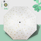 雨宝烫金8骨晴雨两用手动晴雨伞 羽毛款 颜色随机图片
