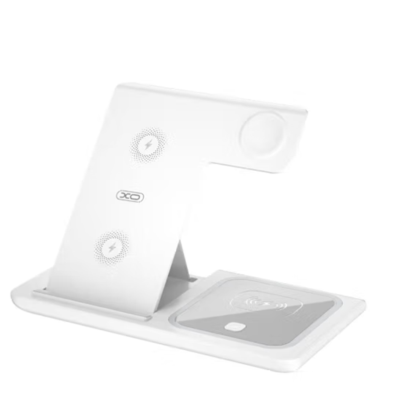 XO三合一多功能桌面无线充 XO-WX023黑白颜色随机