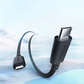 联想thinkplus USB-C转USB-C 原装100W编织快充线（1.8米）黑色图片