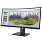 联想ThinkVision T34WD-40带鱼屏曲面显示器图片