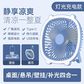豆瓜桌面夜灯风扇充电款 颜色随机图片