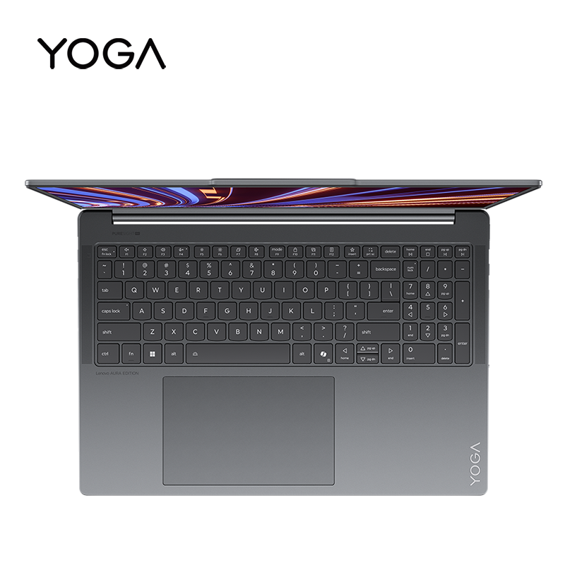 联想YOGA Pro 16 Aura AI元启版 16英寸轻薄笔记本电脑 信风灰图片