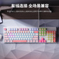 联想极光键盘GK10 有线版104键-红轴 灰蓝绿影图片