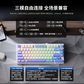 联想极光键盘GK10 三模版80键-茶轴 白色图片