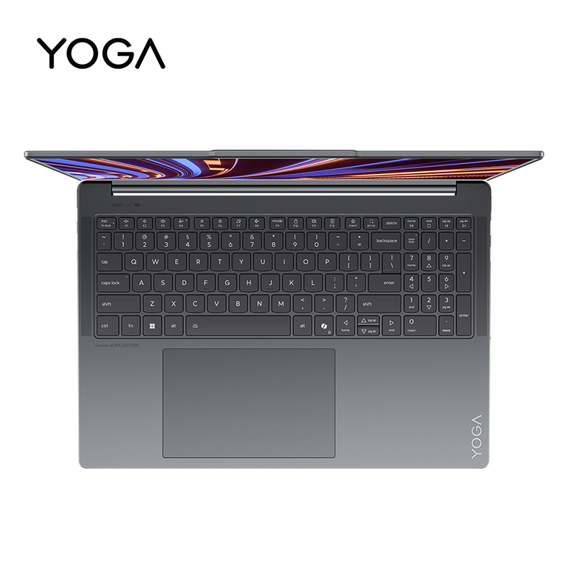 联想YOGA Pro 16 Aura AI元启版 16英寸轻薄笔记本电脑 信风灰图片