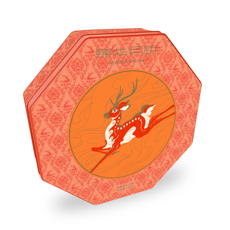 锦华福鹿锦月月饼礼盒680g