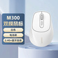 联想M300双模右手鼠标_干电_白色图片